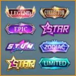 skin mobile lejend hero android application logo